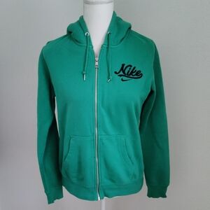 Nike Zip Up Hooded Sweatshirt